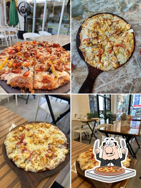 At HnH Salad Co. Juhu, you can get pizza