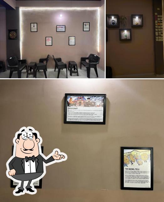 The interior of Pahadi Cafe