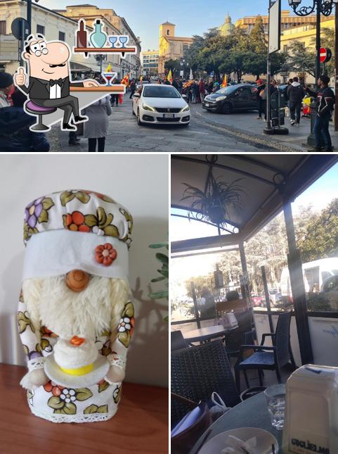 La interni e esterno del ristorante