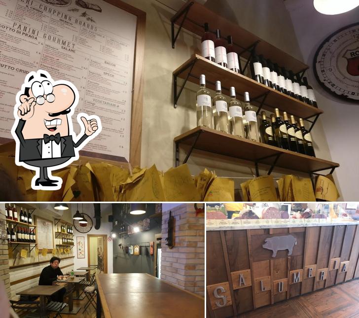 Gli interni di La Salumeria