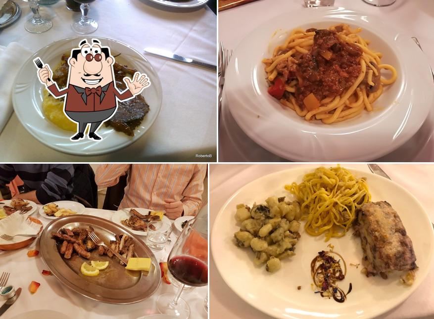 Platti al Ristorante Al Cacciatore Da Gino