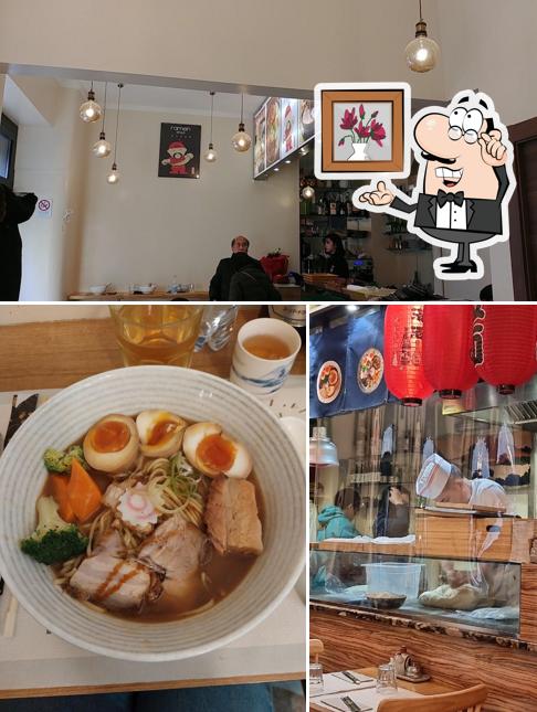 Gli interni di Ramen shop