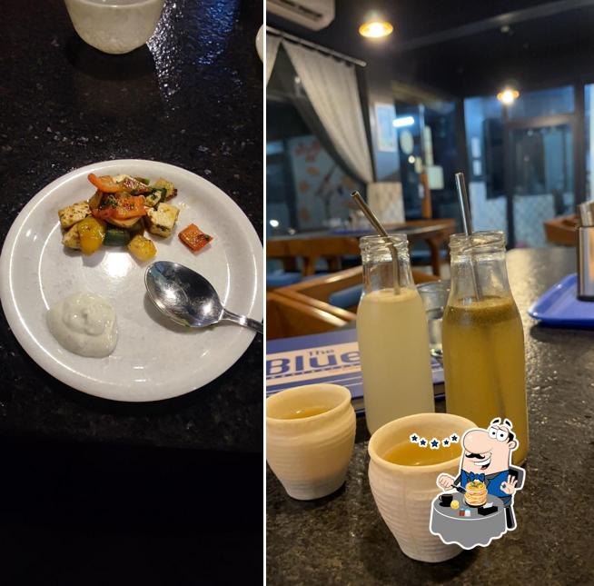 Food at Blue Dot Restaurant
