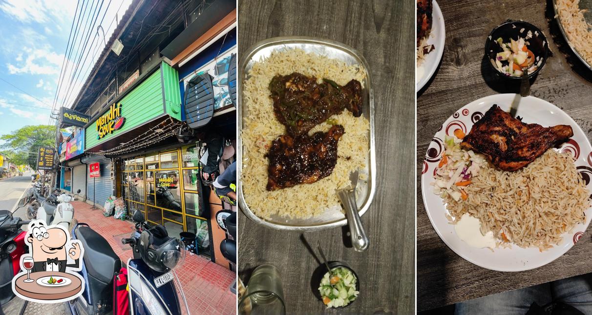 Food at Mandhi Souk restuarent