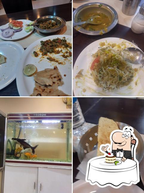 Namste ji restaurent provides a selection of sweet dishes