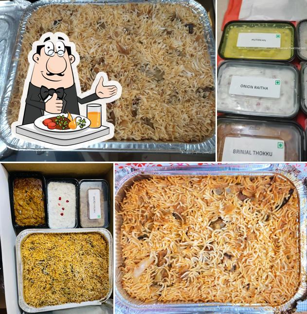 Food at Sahibs Biryani