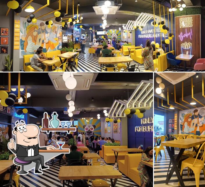 The interior of The Burger Company