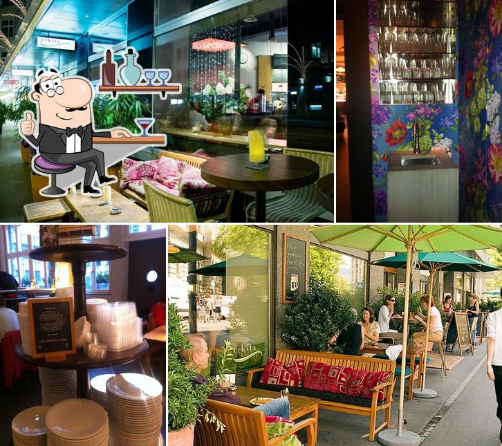 Gli interni di tibits Bistro