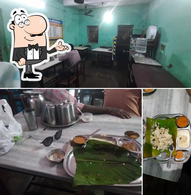 Karthika Restaurant is distinguished by interior and food