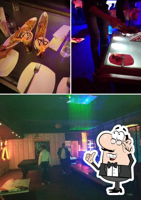Among various things one can find interior and exterior at Quazara Lounge