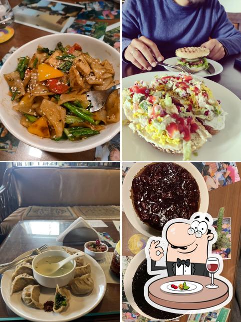 Food at Dharma Cafe