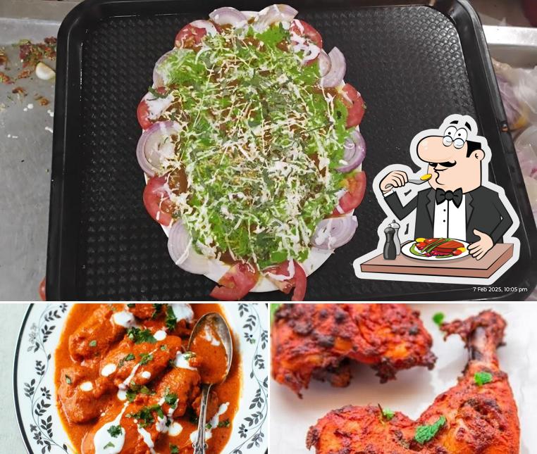 Food at Lucky Restaurant