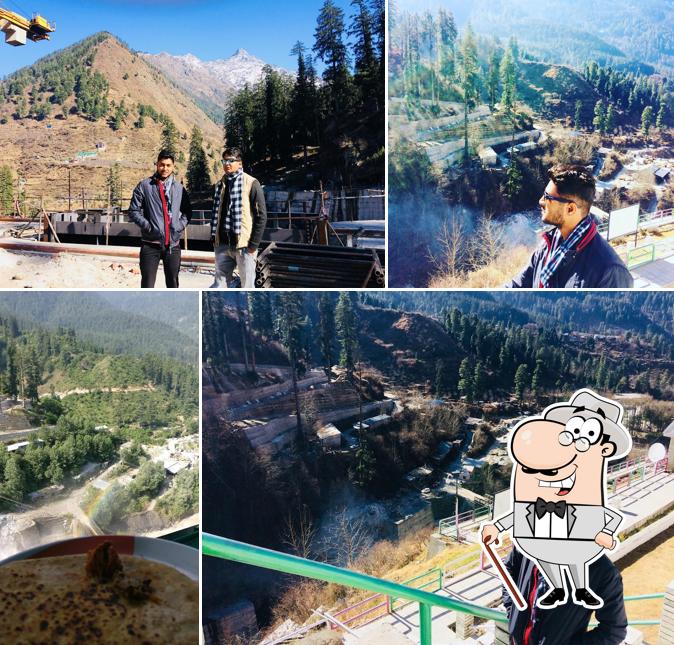 Enjoy the view at the outside area of NHPC Parbati 2 HEP Damsite GH