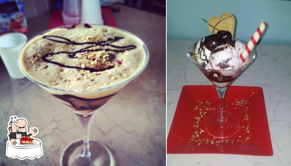 Chiosco Villa Comunale serve un'ampia gamma di dessert
