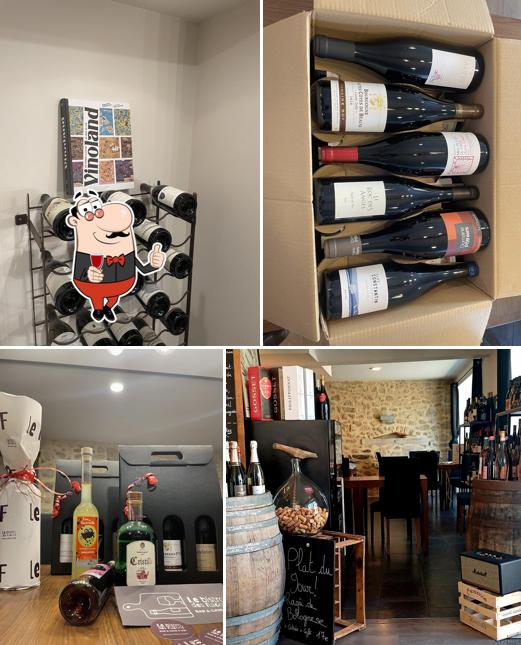 Le bistro, des flacons