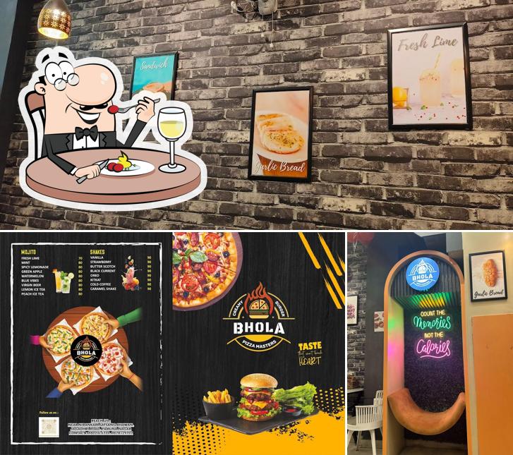 Check out the picture displaying food and interior at Bhola Creamy Burger & Pizza Master