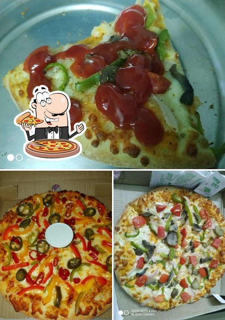 Get pizza at Domdik Pizza