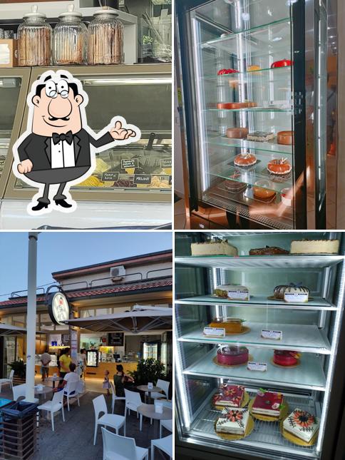 Gli interni di Il Gelato di Cloe