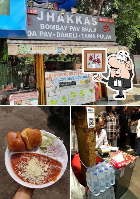 Among various things one can find interior and exterior at Jhakkas Bombay Pav Bhaji, Vada Pav, Dabeli, Tawa Pulav