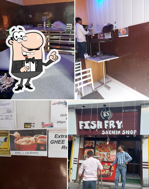 The interior of R S Fish & Chicken