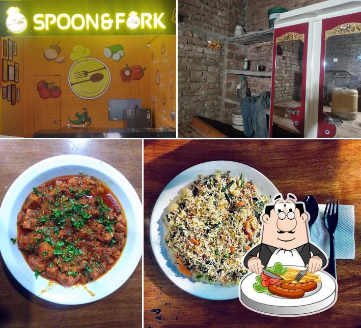 Food at Spoon & fork