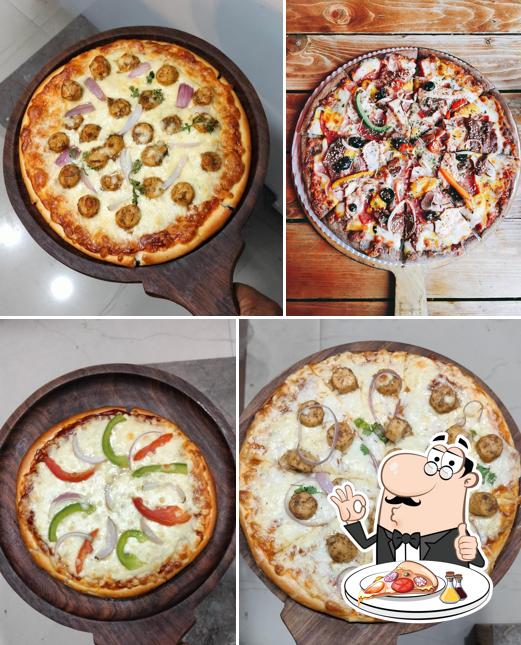 Pick pizza at Black Olives