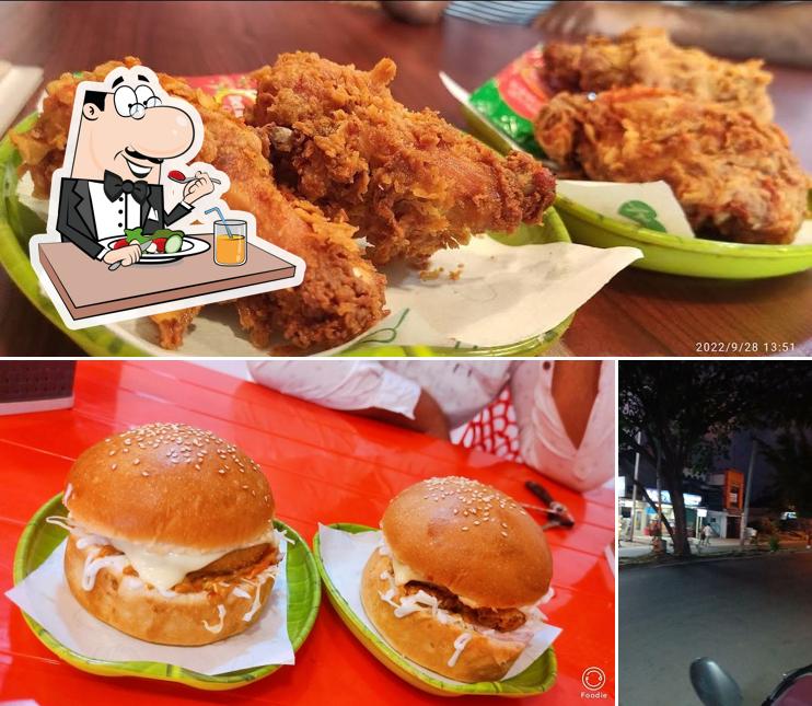 The restaurant's food and exterior