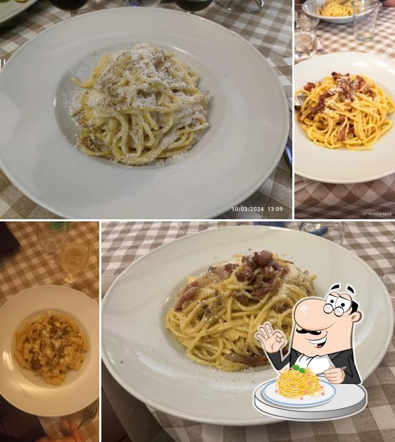 Spaghetti alla carbonara al Trattoria Da Ilaria