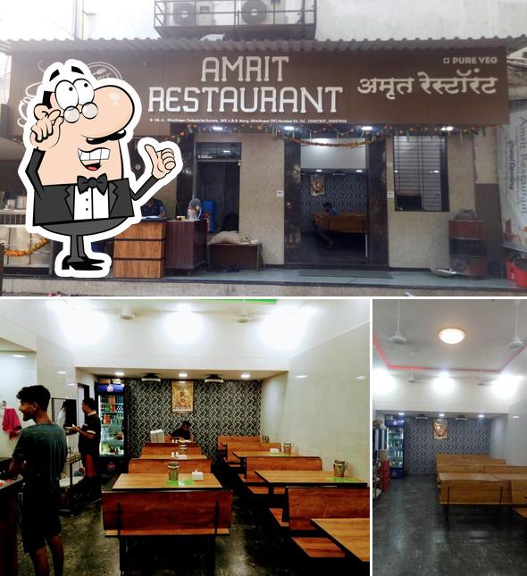 The interior of Amrit Restaurant