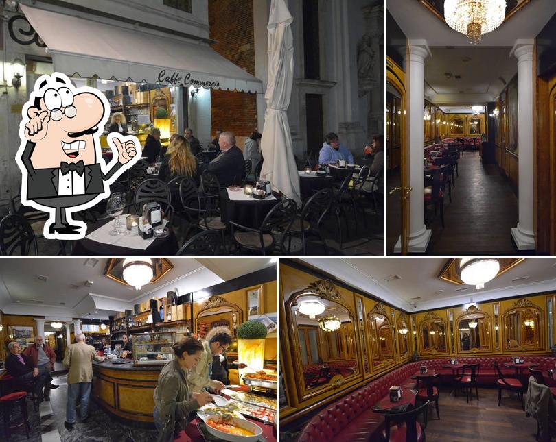 Gli interni di Caffè Commercio