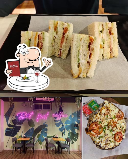 This is the image displaying food and interior at Cafe Maverick