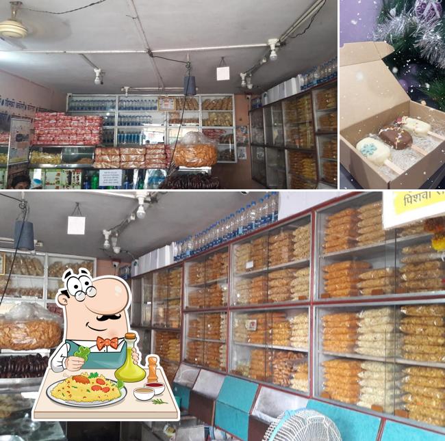 The picture of Monika Sweet Mart & Caters’s food and interior