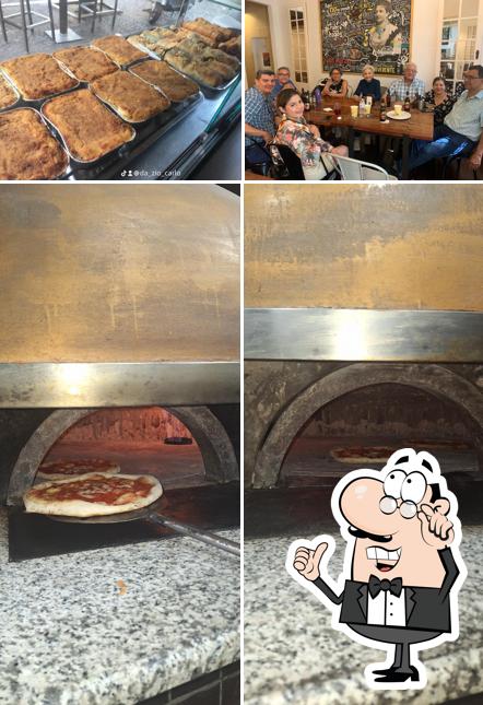 Tra le varie cose da EX Pizzeria Oliva melito di napoli nuova gestione DA ZIO CARLO PIZZERIA POPOLARE si possono trovare la interni e cibo