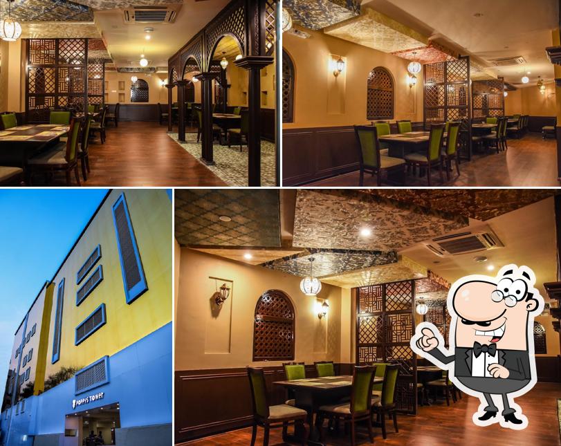 The interior of Poppys Tower Hotel - Saffron Multicuisine Restaurant