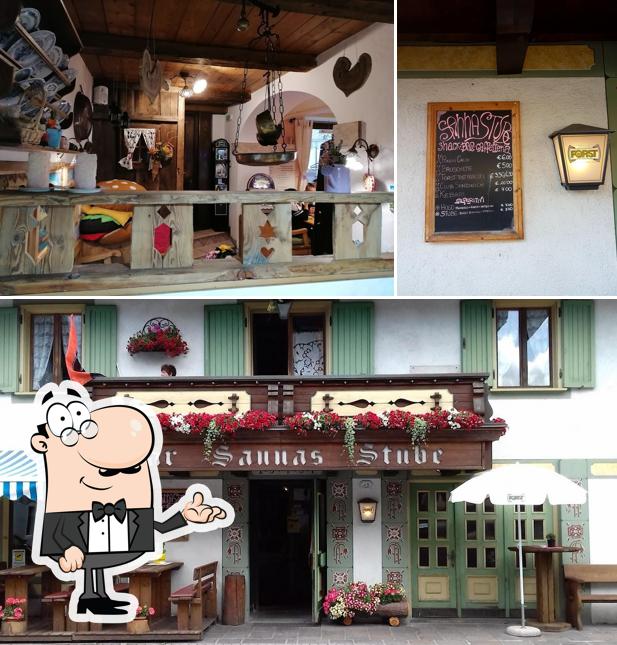 Gli interni di Bar Sannas Stube