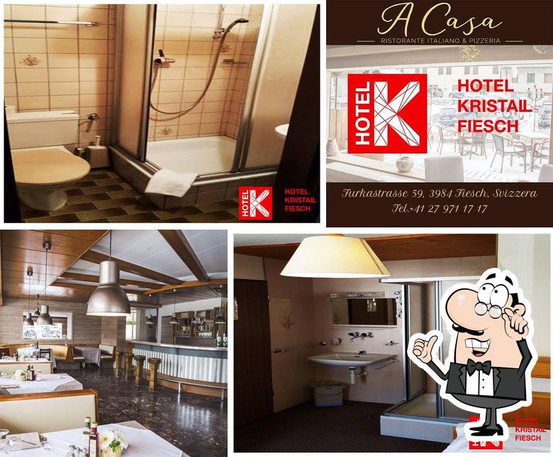 Gli interni di Restaurant Kristall