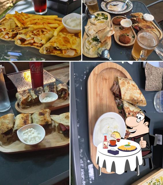 Prato de queijo em Casa Da Síria