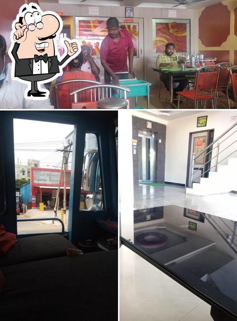 The interior of Hotel Famous Biryani