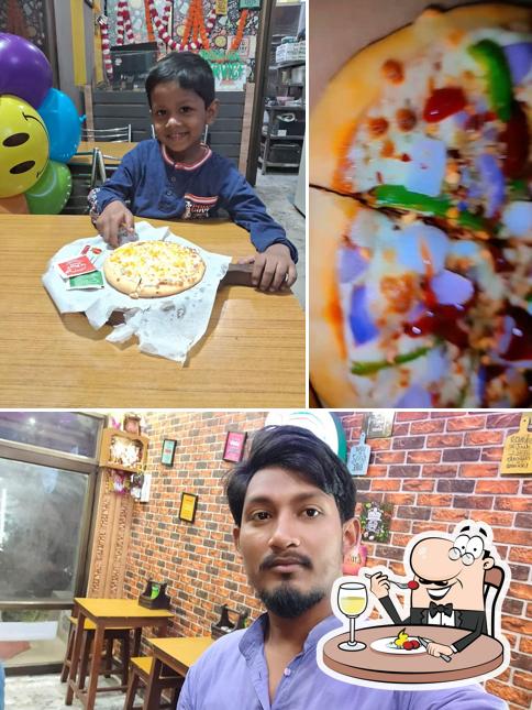 This is the image showing food and interior at La Pino'z Pizza-Gandhi Nagar-Dehri, Bihar
