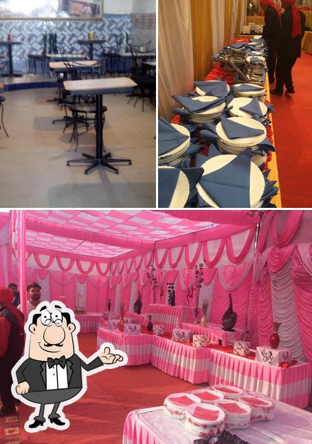 The interior of Om Juice Bar & Caterers