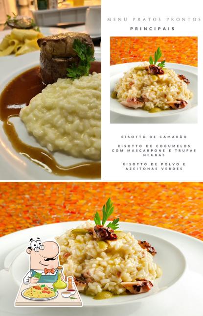 Risoto em Restaurante Cantaloup