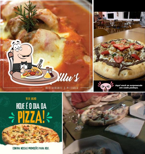 Consiga diferentes variedades de pizza