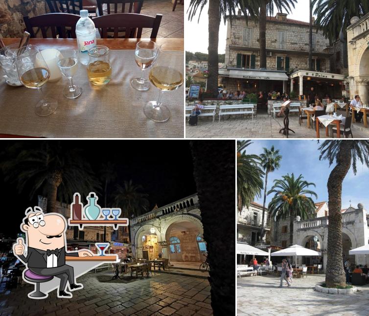 La interni e esterno del ristorante