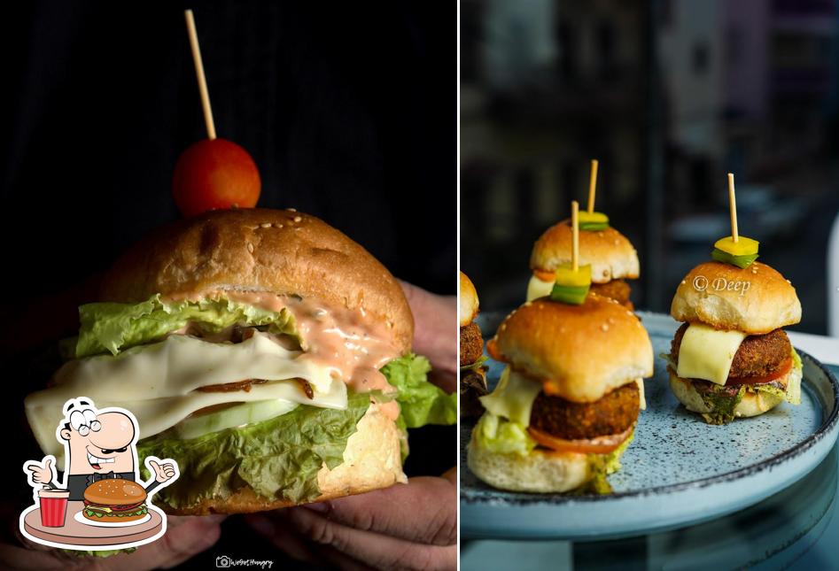 Get a burger at Hot Spring Kitchen and Lounge