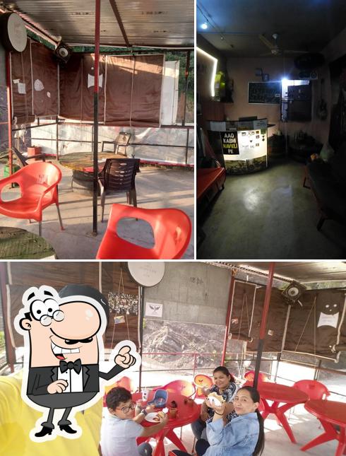 The interior of Rider's Cafe "Dockyard"