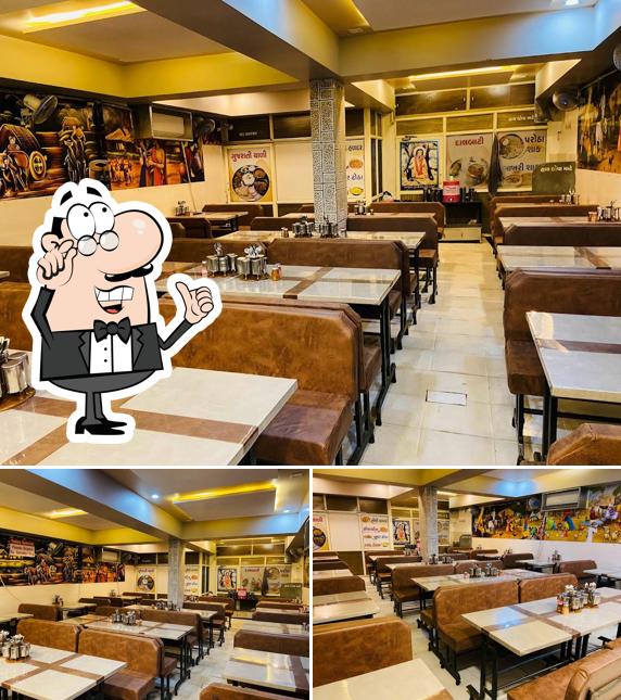Check out how Gurudev Restaurant and Dalbati looks inside