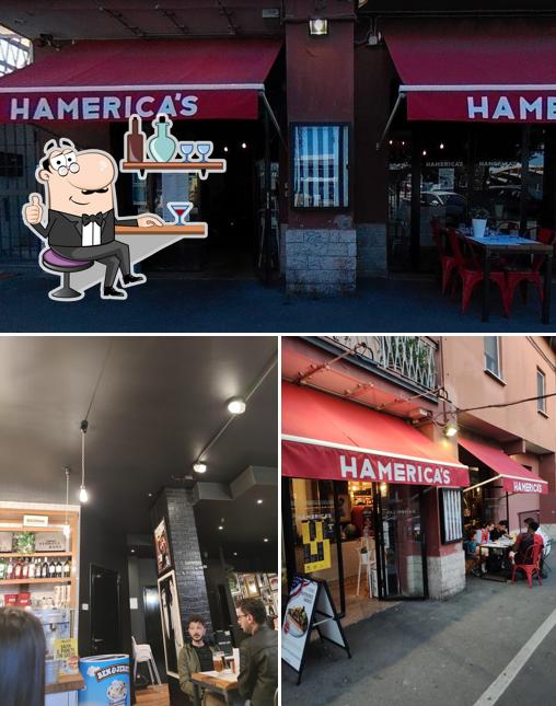 Gli interni di Hamerica's Fioravanti (BO)