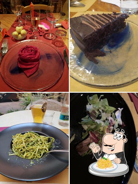 Spaghetti alla carbonara al Ristorante Le scuderie dell'astronauta