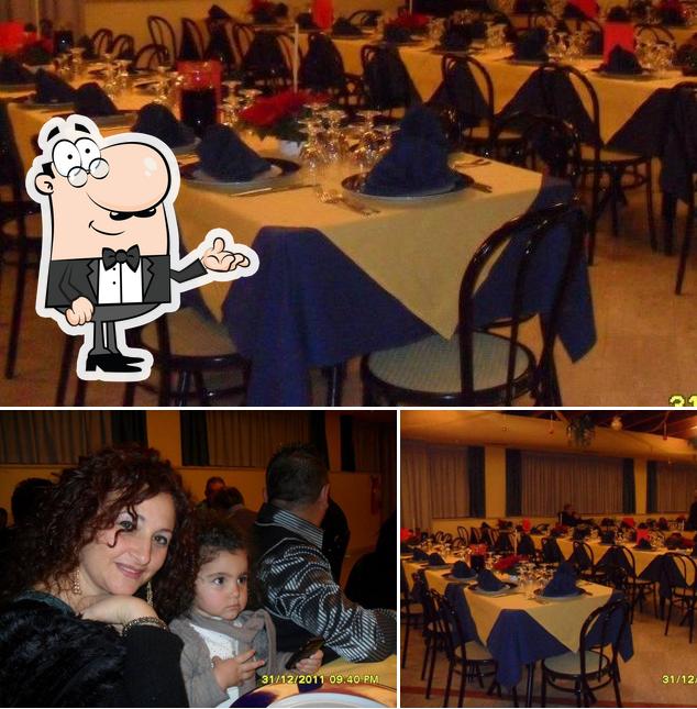 Gli interni di Al DRAGO Ristorante -pizzeria -sala da ballo
