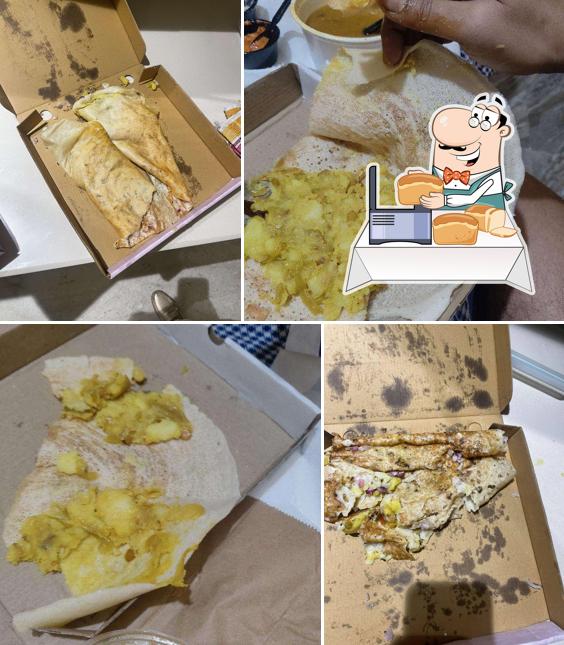 Garlic bread at DS Dosa Factory